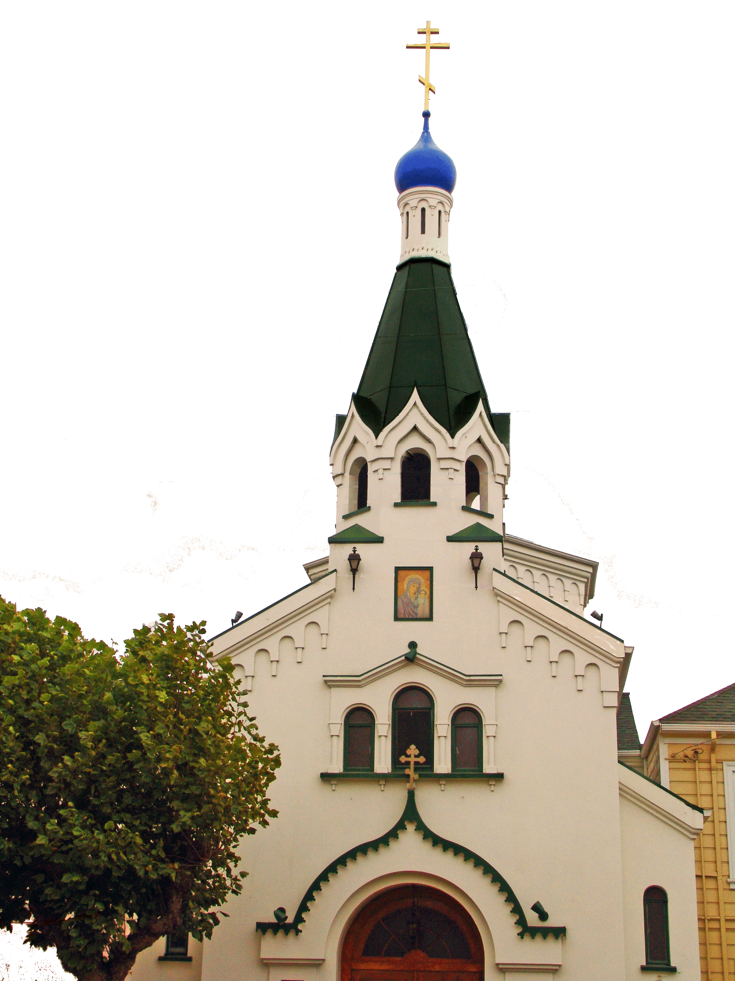 Front View of the Church